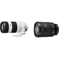 Sony FE 70-200mm f/4G OSS | Pilna kadra, telefoto tālummaiņas objektīvs (SEL70200G) un Sony FE 24-105mm f/4G OSS | Pilna kadra, standarta tālummaiņas objektīvs (SEL24105G)