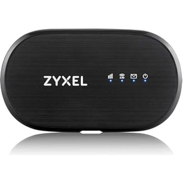 Zyxel Mobile WiFi Hotspot with 4G LTE | Up to 150 Mbps Download Speed | Shared WiFi Connection for 10 Devices | Removable Durable Battery | Pocket Size [WAH7601]