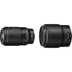 Nikon Z MC 105 mm 1:2.8 VR S Black & NIKKOR Z 50 mm 1:1.8 S objektīvs