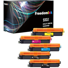 FreedomInk TN247 TN247 Toneris suderinamas su Brother TN-247 TN-247 tn-247cmyk, skirtas Brother MFC-L3750CDW DCP-L3550CDW MFC-L3770CDW MFC-L3730CDN HL-L3210CW HL-L3230CDW MFC-L37110CW 0CW CW DCP-L3510CDW