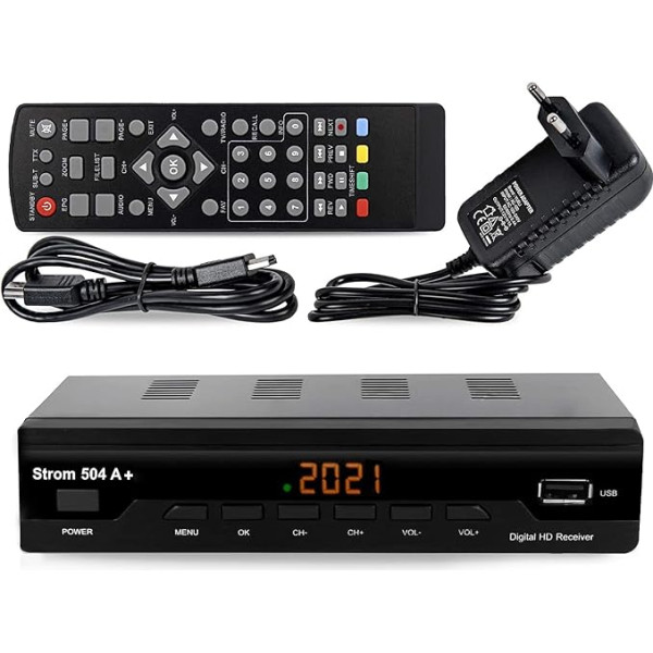 Strom 504 Dekodētājs TNT Terrestre - 1080P HD / DVB-T2 / H.264 / MPEG-4