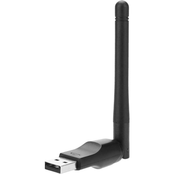 Diyeeni 2.4 ГГц WiFi адаптер 150 Мбит/с с антенной 2dBi, USB WLAN Stick, портативный WiFi приемник для настольных компьютеров/ПК, совместим с Windows/Mac