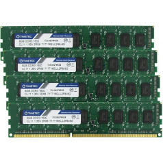 Timetec ECC 1,5 V RDIMM servera operatīvās atmiņas moduļa modernizācija (1600 MHz 32 GB (4 x 8 GB))