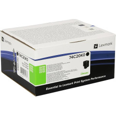 Lexmark 74C20K0 originalus toneris, 1 pakuotė