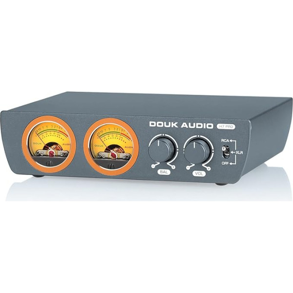 Douk Audio H7PRO TPA3255 Digitālais Hi-Fi pastiprinātājs ar VU mērītāju 300W mājas stereo pastiprinātājs