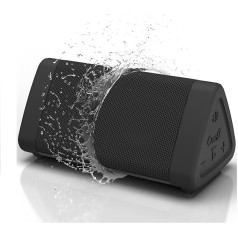 Cambridge Soundworks OontZ Angle 3 Bluetooth-Lautsprecher 12 Watt, IPX7-zertifizierter wasserfester tragbarer Bluetooth-Lautsprecher, 30 m Funkreichweite, Schwarz