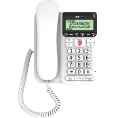 BT Decor 2600 Corded Phone with Advanced Call Blocker (Certified Refurbished)