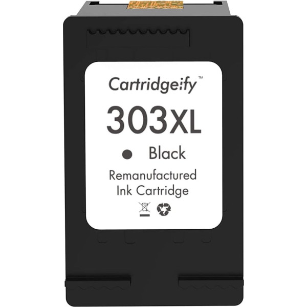 Cartridgeify 303XL spausdintuvo kasetės suderinamos su HP 303 303XL rašalo kasetėmis (1× juoda), skirtomis 