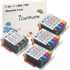 icartouche Tintes kasetne saderīga ar HP 364XL Deskjet 3070 3520 Officejet 4610 4620 Photosmart 5510 5520 6510 6520 7510 7520 C3640 C5300 C5380 390 °C. 6300 C6340 C6350 C6380 (6BK 3C 3C 3M 3Y)