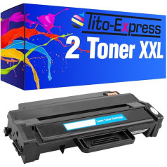 Tito-Express PlatinumSerie 2 Toner-Kartuschen XXL kompatibel mit Samsung MLT-D103L Schwarz SCX-4729 FD SCX-4729 FWX SCX-4729 FWX SCX-4729 FW