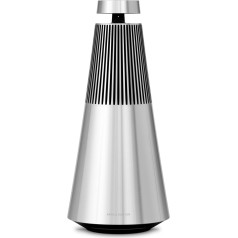 Bang & Olufsen Beosound 2 (3. paaudzes) - elegants un jaudīgs Wi-Fi mājas skaļrunis ar 360 grādu telpu piepildošu skaņu, stāvošs vai plaukta skaļrunis, izgatavots no augstas kvalitātes alumīnija - dabīgs