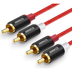 LinkinPerk 2 RCA Male to 2 RCA Male Cable 5m