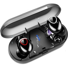 Bluetooth austiņas, True Wireless Earbuds trokšņu slāpēšana ar bezvadu uzlādes korpusu, IPX5 ūdensnecaurlaidīgas austiņas ar mikrofonu viedtālrunim, datoram, klēpjdatoram, sporta ierīcēm