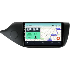 YUNTX [2GB+32GB] Android 13 auto radio ar navigācijas sistēmu Kia CEE'd CEED JD (2012-2018) 9 collu skārienjūtīgais ekrāns, bez kameras DAB/GPS/ stūres vadības stūres vadība/MirrorLink/Bluetooth