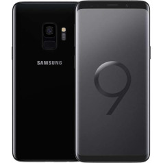 Samsung Galaxy S9 viedtālrunis (5,8 Zoll Touch-Display, 64GB interner Speicher, Android, Dual SIM) Midnight Black - franču valodas versija