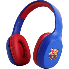 Futbol Club Barcelona - Casque Sans Fil - Connexion Bluetooth - Fonction Mains Libres - Battery 250 mAh - Coussinets Réduction de Bruit - Produit officiel de l'équipe