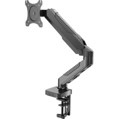 Hftek Monitor Holder, Desk Mount for 15 to 34 Inch Displays (6.5 kg) with Vesa 75/100, (HF12GMCB)