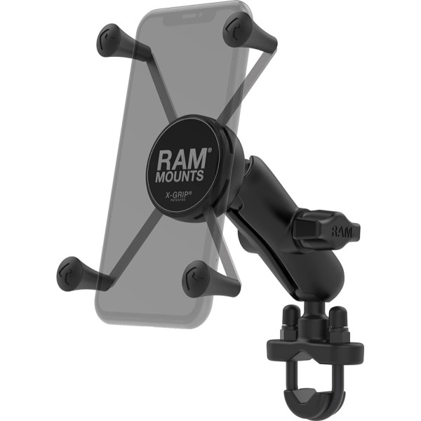 Ram-Mount Mount Aktive Motorradhalterung für Handy, schwarz, TU EU