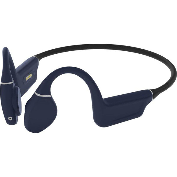 Creative Outlier Free Pro+ kabelloser, wasserdichter Bone-Conduction-Kopfhörer mit verstellbaren Wandlern, integrierter 8GB MP3, bis zu 10 Stunden Akkulaufzeit, integriertes Mikrofon(Blau und Schwarz)