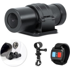 VSYSTO Motociklu ķiveres kamera 1080p Full HD sporta Dash Cam 150 grādu WiFi cilpas ierakstīšana velosipēda motocikla ķiverei