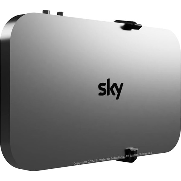 Sienas stiprinājums Sky Q galvenajam TV blokam (1TB/2TB), melns, komplektā ar stiprinājumiem