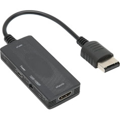 Bewinner 1080P adapteris Sega Dreamcast uz HDMI pārveidotājs, Dreamcast HDMI adapteris, ar USB barošanas kabeli, HD kabelis Dreamcast uz HDTV, darbojas tikai ar VGA saderīgām spēlēm