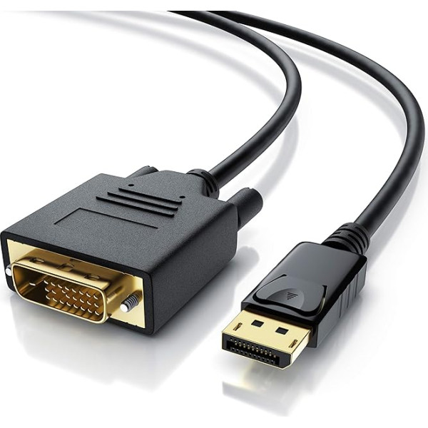 CSL - HQ Premium DisplayPort-DVI kabelis (divkanālu)