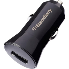 BlackBerry Universal USB-Ladegerät KFZ-Ladegerät zur Aufladung von Smartphones und MP3-Geräten im Auto - Schwarz