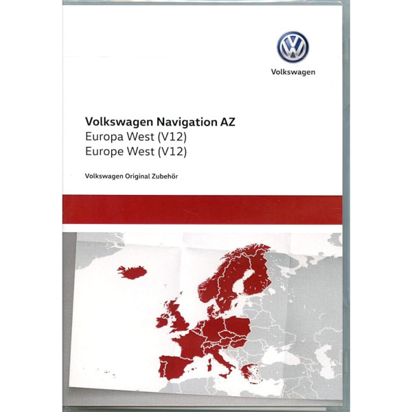 Volkswagen 3AA051866BE SD karte Navigācijas sistēma V12 Europe RNS 315 Navigācijas sistēma Navigācijas programmatūra tikai platformai AZ