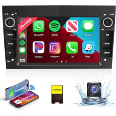 2+64G bezvadu Apple Carplay auto radio Android auto dzelzs ar 7 collu ekrānu Opel Astra Antara Vectra Corsa Bluetooth FM/RDS radio ar navigāciju/DVR+AHD atpakaļgaitas kamera/Canbus Adjuvant DAB+