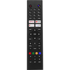 Original L32AHE19 Fernbedienung kompatibel mit Logik Smart HD Ready LED-TVs mit Google Assistant