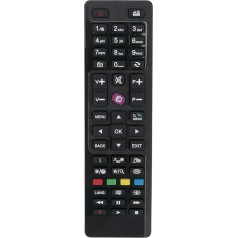 VINABTY RC4849 Replacement Remote Control for Celcus CEL-32HDRB16/1 CEL-22FHDDB-16/1 Telefunken JVC Finlux Sharp Logik L24HEDW15 Compatible with TV of Various Brands