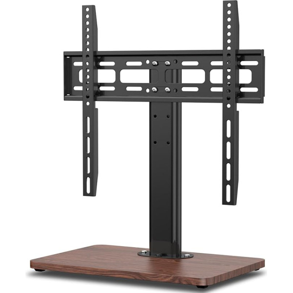 JXMTSPW TV-Standhalterung für Fernseher von 26 - 55 Zoll, LCD, Plasma, TV, höhenverstellbar, maximale Belastung 30 kg, max. VESA 400 x 400 mm, universalus televizoriaus laikiklis su kojine