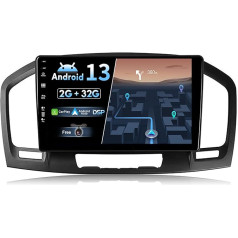 BXLIYER Android 13 Autoradio für Opel Holden Insignia (2008-2014) - Eingebautes CarPlay Android Auto - KOSTENLOS Rückfahrkamera - 2G+32G - IPS 9 Zoll 2 Din - DAB Lenkradsteuerung Fast-Boot WiFi DSP