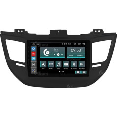 Personalizēts auto radio Hyundai Tucson Black (standarta ar satelītnavigāciju un aizmugures skata kameru) Android GPS Bluetooth Bluetooth WiFi USB DAB+ Touchscreen 9 collu 8Core Carplay Android Car