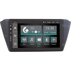 Personalizēts auto radio priekš Skoda Fabia Android GPS Bluetooth Bluetooth WiFi USB DAB+ Touchscreen 9