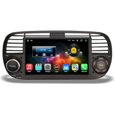 GONFEN 8-core Android 12.0 auto radio ar Bluetooth Fiat 500 (2008-2015) atbalsts GPS navigācija Carplay Android Car WiFi DAB+ RDS DSP 32GB ROM