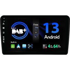 SXAUTO - Iebūvēts DAB - Android 12 IPS auto radio Audi A3 8P 8PA S3 RS3 (2003-2013) - Iebūvēts Carplay/Android Car - Kamera + MIC - 4G + 64G - 360-CAM stūres kontrole Fast Boot WiFi - 2 DIN