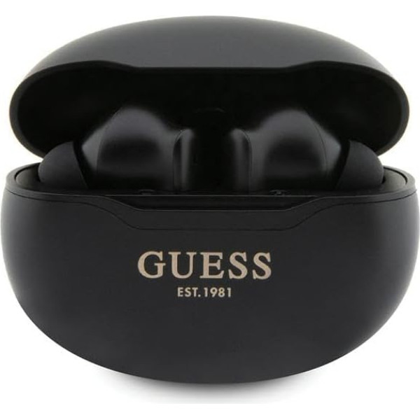 Guess Bluetooth austiņas GUTWST50EK TWS + dokstacija Black Classic EST