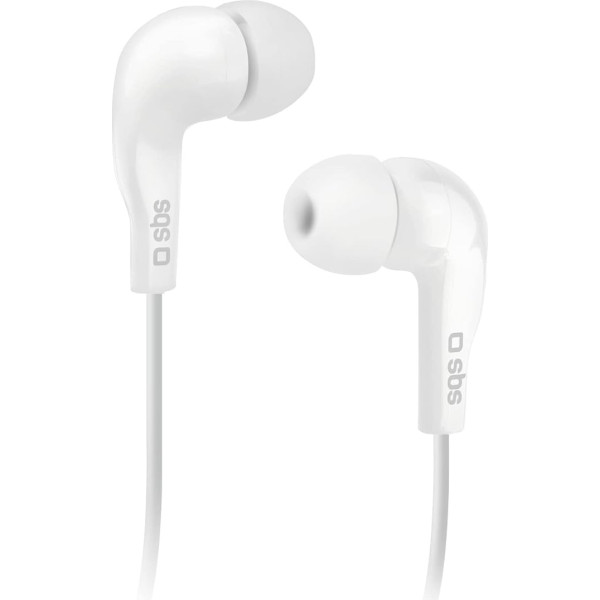 SBS S.p.a. TEINEARWL Stereo In-Ear Ohrhörer Jack 3,5 mm mit answer key für mobile phones weiß