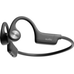 Sudio B2 Black, atvērta auss, kaulu vadītspēja, IPX5, Bluetooth v5.3, USB-C, 12 h atskaņošanas laiks