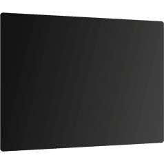 ALLboards Stikla plīts vāks Kapāšanas dēlis Black Classic Black 52 x 60 cm Daudzplākšņu darba virsmas plīts aizsardzība Virtuves apdare Rūdīts