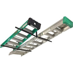 StoreYourBoard Double Ladder Ceiling Mount, Hi Port 2 Garage Storage and Organisation, Hanger Mount