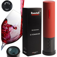 Sommelier Electric Corkscrew Rechargeable High Tech LED Professional ar kapsulu griezēju vīna pudelēm, ideāla dāvana vīriešiem un Tēva dienas dāvana