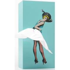 Spextrum Flying Skirt Tissue Box - Burvīgs Vintage Pop Art turētājs - Izgaismo jebkuru istabu - Izstrādāts ar Spextrum Mint