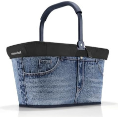 reisenthel Gilching Gilching iepirkumu grozs somiņai Plus atbilstošs vāks Privātuma ekrāna vāks (Frame Jeans Classic Blue)