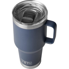 YETI Rambler 30 oz ceļojumu krūze, nerūsējošais tērauds, ar vakuumizolāciju un Stronghold vāku, jūras kara flote, jūras kara flote