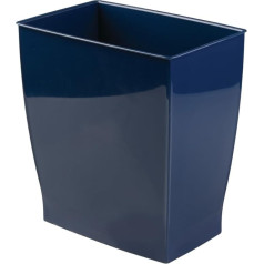 iDesign 64773EU Mono Abfalleimer Mülleimer- Rechteckig, 28,4 x 18,9 x 30,3 см, marineblau, plastik