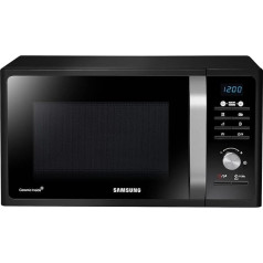 Samsung MG2AF301TCK/ET Brīvi stāvoša mikroviļņu krāsns ar grilu Veselīga gatavošana MG2AF301TCK/ET Zelta plāksne, QuickDefrost, mikroviļņu krāsns + grils 800 W + 1100 W, 23 L, 49 L x 27,5 H x 39 cm, melns