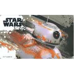 STAR WARS Brettchen Episode VII, BB-8 Brett, Melamin, melns, 23 x 14 x 0,5 cm